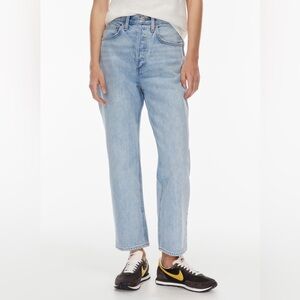 Aritzia Denim Forum The Joni High Rise Loose Jean Light Wash 26L Size 26